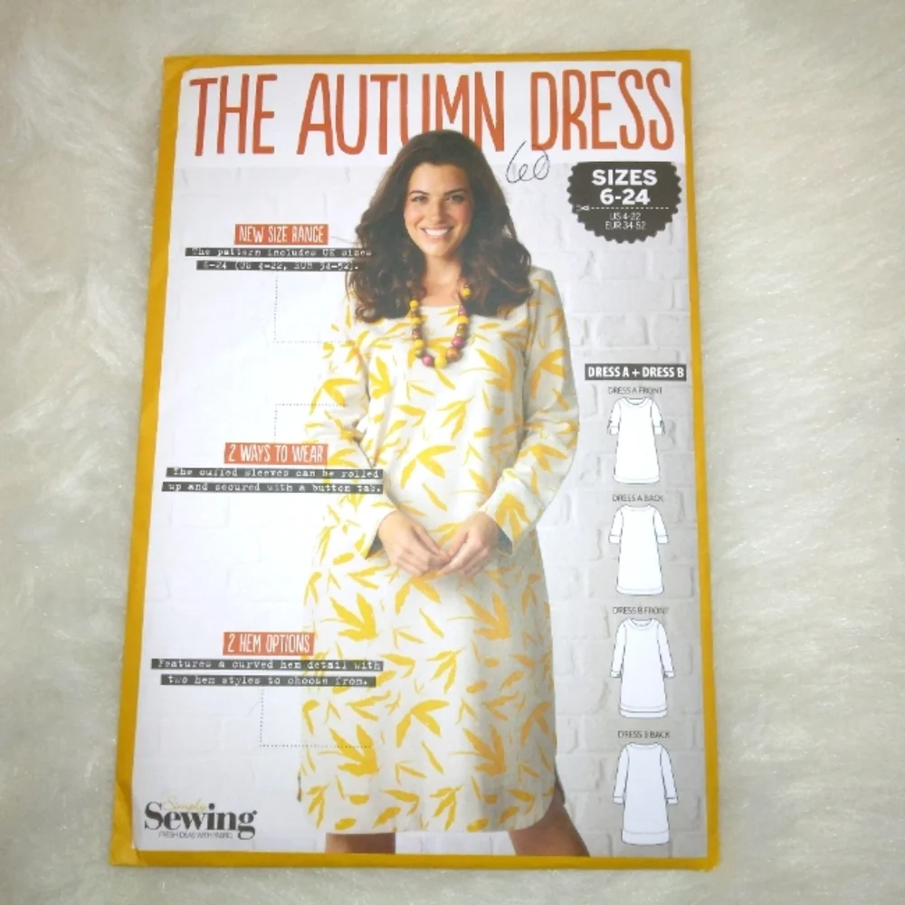 Simply Sewing, The Autumn Dress, size 4-22